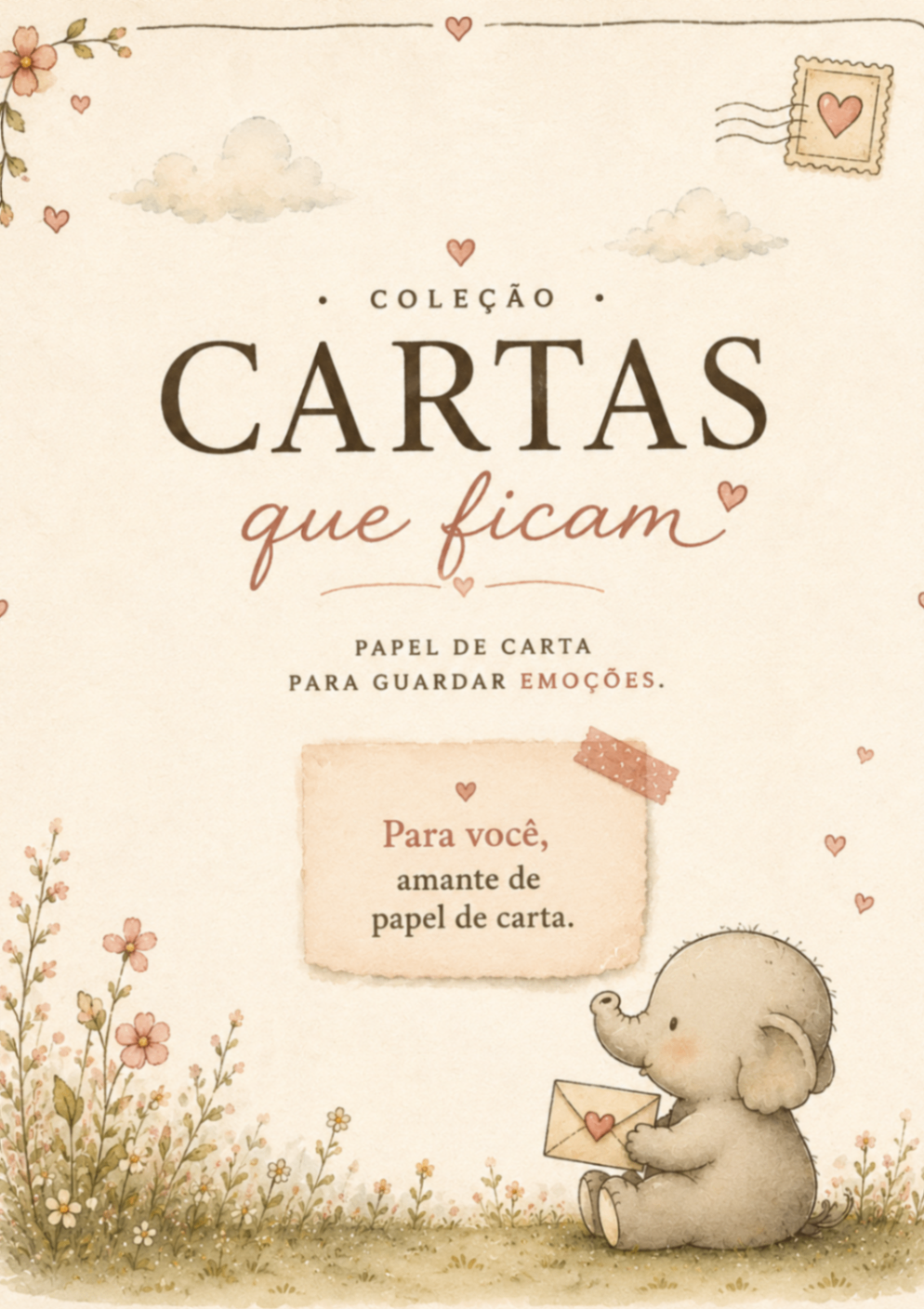 Capa da coleção Cartas que ficam